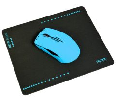 PORT CONNECT Neon wireless mouse, 1200DPI + mousepad