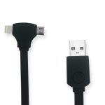 Data USB cable LED 2in1 UC022