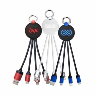 Charging USB cable LED 3in1 UC023