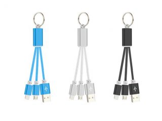 Keychain USB cable 2in1 UC025