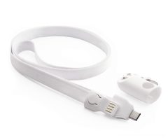 Charging USB lanyard 2in1