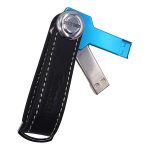 Keychain with USB flash drive