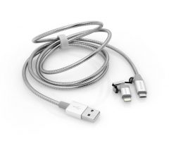 Data and charging cable Verbatim 2in1 UC032