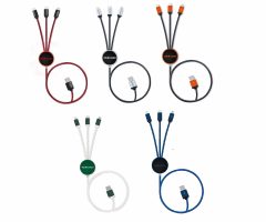 Charging USB cable LED 3in1 UC034
