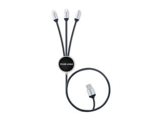 Charging USB cable LED 3in1 UC034