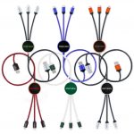 Charging USB cable LED 3in1 UC034