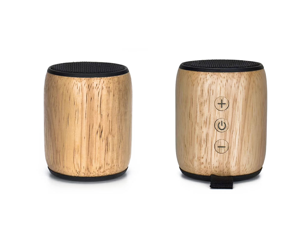 GiftRetail MO6838 - SOLAE Solar bamboo wireless speaker