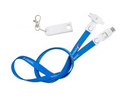 Charging USB lanyard 4in1