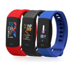 Smart bracelet with body temperature measurement CHN17