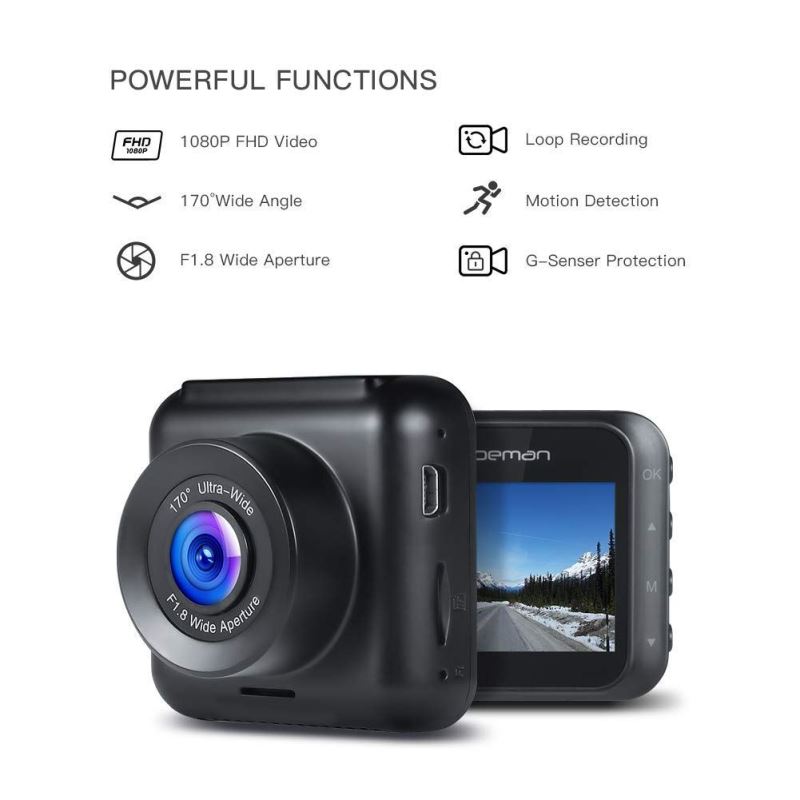 APEMAN C420 Dash Camera 1080P Full HD 30 Fps