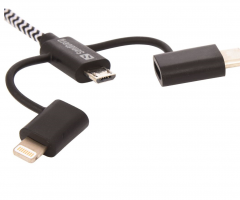 Data and charging cable Sandberg 3in1