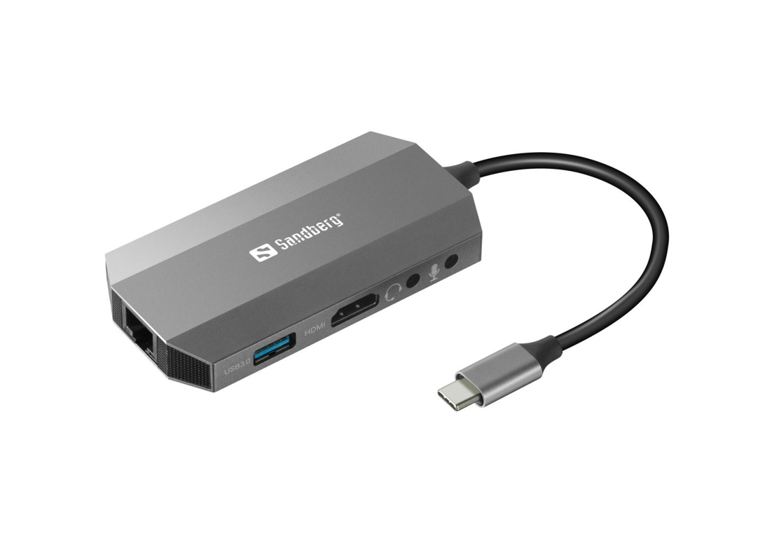 Sandberg USB-C 6-in1 Dock - ITgifts