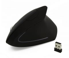 Vertical wireless mouse