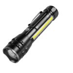 Smart flashlight with COB lighting