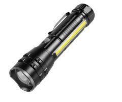 Smart flashlight with COB lighting
