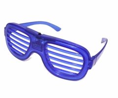 Party LED glasses with grid