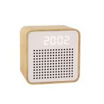 Wooden alarm clock cube