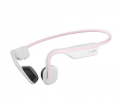 AfterShokz OpenMove, Bluetooth headphones in front of your ears, pink