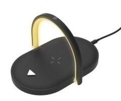 Wireless charger with LED lighting