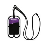 Silicone phone case with card holder