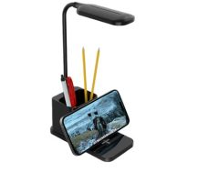 Multifunctional wireless charger with LED lamp