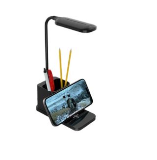 Multifunctional wireless charger with LED lamp