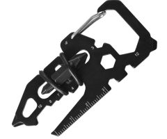 Multifunction key with carabiner