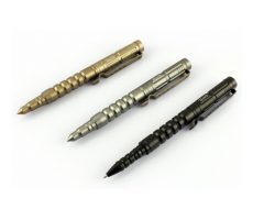 Tactical pen with hidden tip