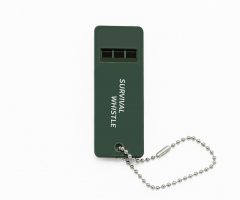 Survival flat whistle