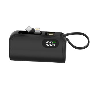 Portable mini power bank 5000mAh