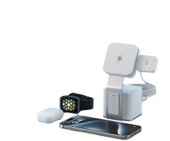 Magsafe 4 in 1 wireless charger with speaker