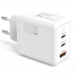 Travel mains charger 3x USB socket adapter