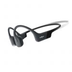 Shokz OpenRun USB-C Mini, Bluetooth headphones in front of the ears