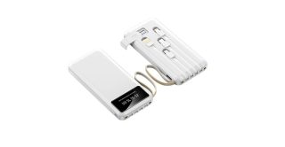 Powerbank 10000mAh with cable and LED display