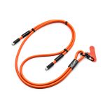 Fast charging data cable with lanyard UC062