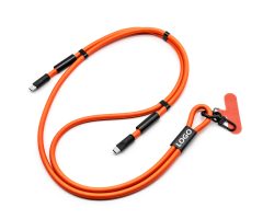 Fast charging data cable with lanyard UC062