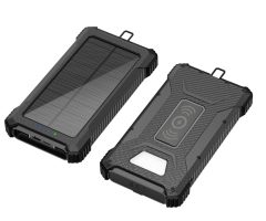 Solar power bank with wireless charging 10000mAh