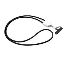 Fast charging data cable with lanyard UC068