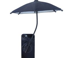 Magnetic mini umbrella for mobile phone