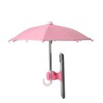 Mini mobile phone holder with umbrella