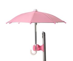 Mini mobile phone holder with umbrella