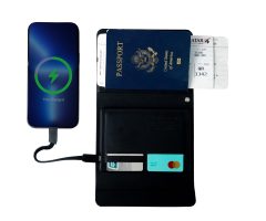 Passport travel power bank with RFID protection 4000mAh
