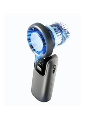 Portable fan with turbo cooling