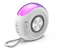 Bluetooth speaker with RGB lighting and FM radio