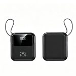 Powerbank with integrated cables 10000mAh