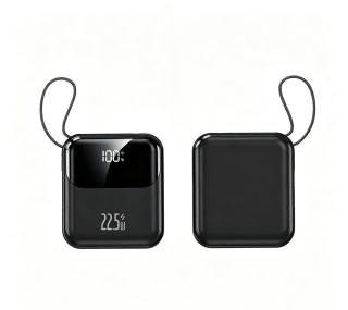 Powerbank with integrated cables 10000mAh