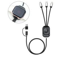USB charging cable with watch charger 5-in-1 UC078