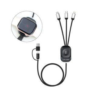 USB charging cable with watch charger 5-in-1 UC078